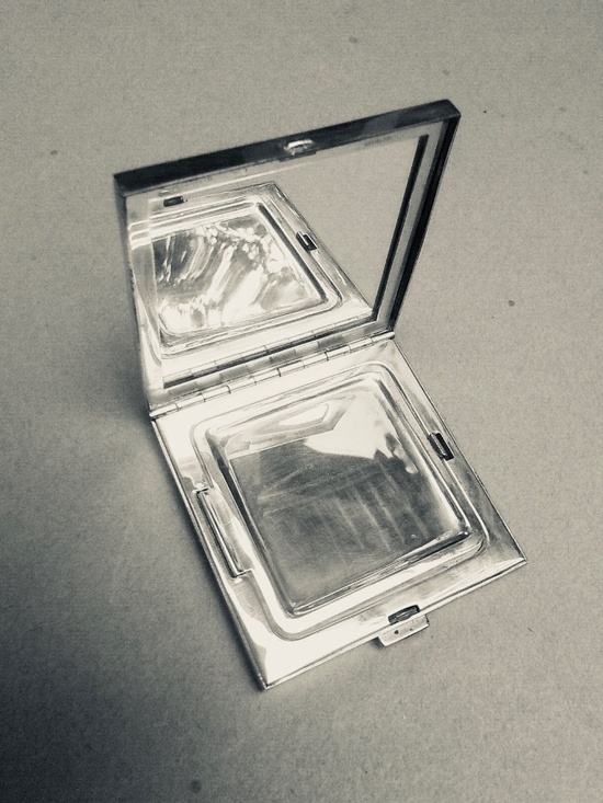 Tiffany & Co. Sterling Silver Square Folding Hand Purse Travel Mirror main image 5